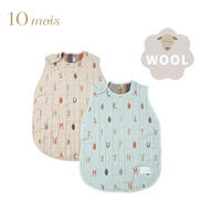 [10mois] Made in Japan Wool Six-Layer Yarn Kick-Proof Vest Lock Warm | Official Flagship Store