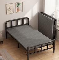 เตียงเหล็ก ฟุต เตียงนอนแบบพับเหลเตียงพับได้ เตียงนอนพับได้ เตียงนอน3 5ฟุต เตรียงนอน เรียบง่าย พับง่า