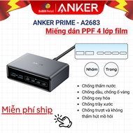 4-layer PPF film sticker for Anker Prime A2683 200W Charging Station, scratch-resistant, anti-slip, 