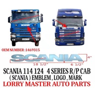 ( SCANIA ) EMBLEM LOGO MARK SCANIA 114 124 4 SERIES R/P CAB 1469315