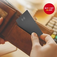 iPhone Bluetooth Tracker: Smart Wallet Locator Tag for Find My Airtag and Key Finding