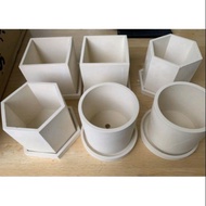 CnS pots with plate- big size pot (not plastic) - PLANTER