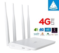 4G LTE Wireless Router 4 Antenna High Gain เราเตอร์ ใส่ซิมปล่อย Wi-Fi รองรับ 3G,4G ,Ultra fast 4G Speed