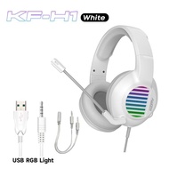 Koorfly KF-H1 Professional Game Headset 3.5MM 7.1 stereo sekeliling Deep Bass RGB Light Gaming Headp