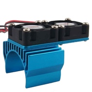 RC Alum Heat Sink DC5V Dual Fan Cooling For HSP Models 540/550 Motor (3650)