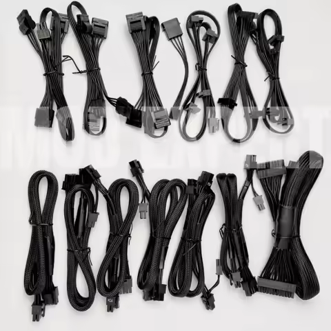 TYPE 3 Power Cable for Corsair CS850M CS750M CS650M CS550M Modular Power, GPU PCIe 8Pin 6+2Pin, CPU 