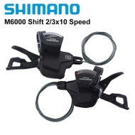 Shimano Deore M6000 Shifter MTB Mountain Bike Left Shifter 2/3 Speed Right Shifter 10 Speed Sl-M600