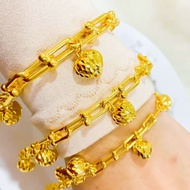 COP 916 PERSIS KOREAN GOLD BANGLE HAND CHAIN (BRACELET) 916 gold bracelet gold bangle