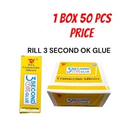 Super glue RILL 3 Second OK Glue / O-senianba 3 Second glue / Gam 3 Saat