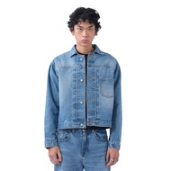 Type 1 Denim Jacket Aged Wash by Money Alter | Denim Jacket