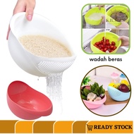 SM88 - E206-Food Grade Plastic Rice Strainer Container / Rice Cleaning Container / Rice Washing Stra