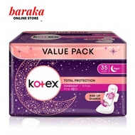 Kotex Total Protection Overnight Wing 35cm 14s