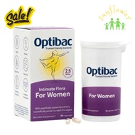 Men phụ nữ Optibac tím Probiotics For Women hỗ trợ phụ khoa lọ 90 viên của Anh