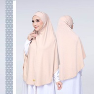 Size 3XL / Bidang 55 Tudung Sarung Labuh Syria Moscrepe / Mini Telekung / Khimar Umrah Haji