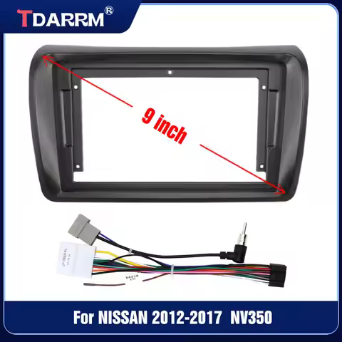 For Nissan NV350 2012-2017 9 Inch Car Radio Android Stereo Frame MP5 Player 2Din Head Unit Fascia In