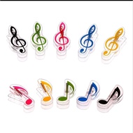 7x2.7m Music Note Clef Small Music Folder Piano Spectrum Clip