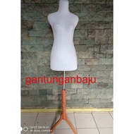 Clear dm mannequin plus pole