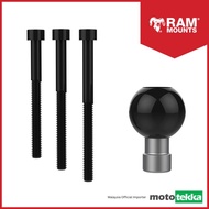 RAM Mounts Motorcycle Handlebar Clamp Base with M8 Bolts (RAM-B-367U)