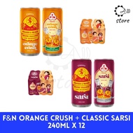 F&N / Orange Crush / Classic Sarsi / 240ML x12 / 240ML x4 / CNY Edition Collection