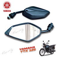 YAMAHA YTX 125 | Side mirror genuine parts black short stem