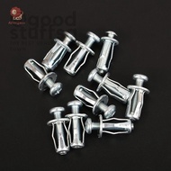 [SG FREE ] 10 Sets M4/M5/M6 Jack Nuts Car Metal Screw Petal Nuts With Screw For Hollow Wall Iron Ski