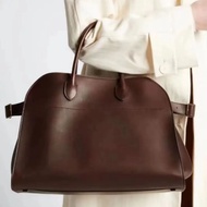 2025 American The Row The Handbag Row First Layer Cowhide Handbag Niche Sense Large Capacity Commute