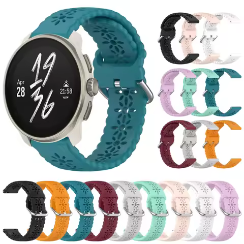 Breathable Strap For Suunto RACE S/RACE/5 Peak/9 Peak Pro 22mm 20mm Silicone Watchband For Suunto 3/