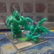 Combo Ingram and BakuTrap Hylash - Bakugan New Vestroia S2 Model (Genuine)
