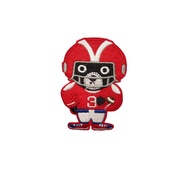 Football Bear Iron On Patch Children Scrapbook Embroidery Cartoon Ball Sports Applique Decal Motif 8