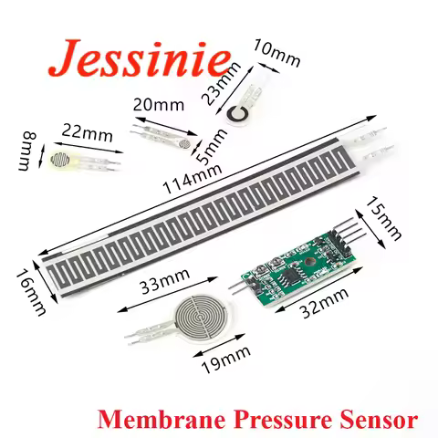 Load Cell Resistive Membrane Pressure Sensor Module Flexible Force Sensitive Analog FSR402 4mm 5mm 7