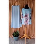 Baju kurung Moden Batik PRELOVED 🌸