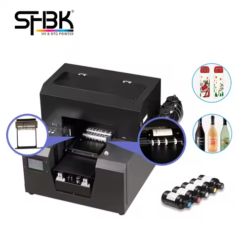 Small A4 UV printer circular object printing Epson L801 L805 UV DTF Printer latest multi-functional 