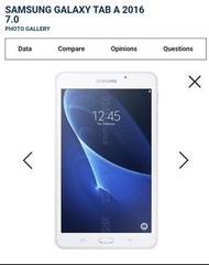 Samsung Galaxy Tab A 7.0 (Pearl White) SM-T285 Upgraded to Android 7.1.2 customrom
(1.5G + 8G) (100%