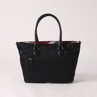 [Direct From Japan] Crestbridge Blue Label Partial Crest Bridge Nylon Tote Bag ( Black )