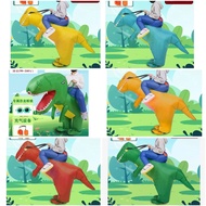 全新 萬聖節 聖誕節 騎士 恐龍 充氣 公仔  衫 成人 兒童 騎乘 坐騎 褲子 幼兒園 演出服 表演服裝 表演 吹氣 搞怪 搞怪服裝 人偶 抖音 霸王龍 暴龍 衣服 道具 搞笑 派對 誇張 恐龍服 