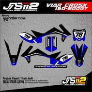 DECAL STICKER CROSS X 150 200GT - DECAL VIAS CROS X FULL BODY