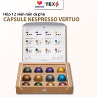 Hộp 12 viên nén cà phê Capsule Nespresso Vertuo Cà phê viên nén cho Máy pha cà phê tự động Vertuo
