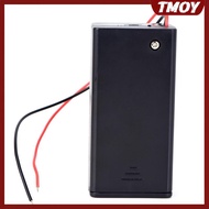 TMOY 9V Volt PP3 Battery Holder Box Case With Wire Lead ON/OFF Cover