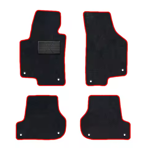 Car Mats With Buttons For Volkswagen Scirocco 2008–2017 R-line GTS Car-Specific Mats Floor Mats