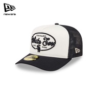 New Era 59FIFTY A-Frame Pre-Curved Trucker Chicago White Sox 59FIFTY® Day 2-Tone Black Visor Chrome 