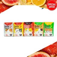 (10pcs) Tisu Poket, Excue 2 Ply Pocket Tissue 10 Sheets