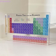 QUENTIN Periodic Table Colorful Periodic Table Letter Acrylic Transparent Teaching School Supplies P
