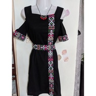 Baju Tradisional Moden Sabah/Dress Rungus corak pinakol