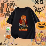 2025 Happy Halloween dicetak dengan corak hantu labu T-shirt Trick or Treat Pumpkin 100CM-5XL##04