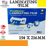 LAMINATING FILM 54X86 | LAMINATING FILM 65X95 | LAMINATING FILM 70X100 | LAMINATING FILM 75X110 (REA