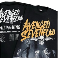 CODREADY STOCK Unisex T-Shirt A7X Avenged Sevenfold Tour Vintage 100% Cotton Saiz S-5XL Oversize Str