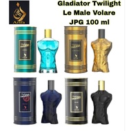 Gladiator Twilight Le Male Volare JPG Eau de Parfum 100ml For Him Ultra Male Parfum Elixir Le Beau