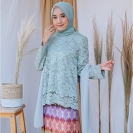KEBAYA BROKAT LUBNA blouse 5 colors sasmaya hijab nursing party lmaran graduation invitation