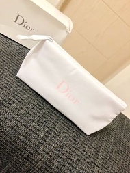 Dior迪奧 白色化妝包