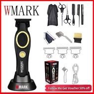 WMARK Professional Hair Trimmer Barber Electric Hair Clipper Cordless Finish Cutting Machine Zero Ga